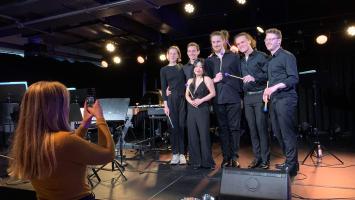 Etter konsert med Nordic Beat 